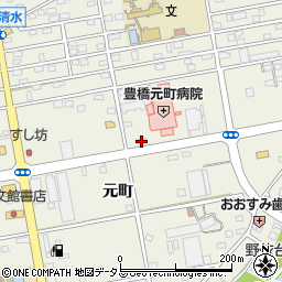 愛知県豊橋市南大清水町元町210周辺の地図