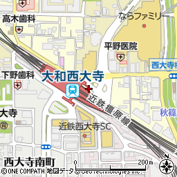 奈良県奈良市西大寺栄町1周辺の地図