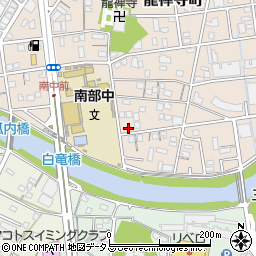 静岡県浜松市中央区龍禅寺町580周辺の地図