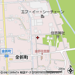 静岡県浜松市中央区金折町998周辺の地図