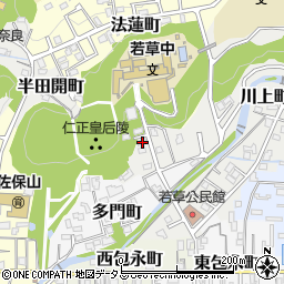 奈良県奈良市川上町564-18周辺の地図