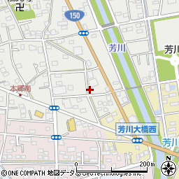 静岡県浜松市中央区本郷町428周辺の地図