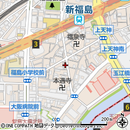 カオススパイスダイナー 福島店周辺の地図
