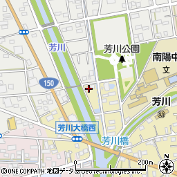 静岡県浜松市中央区芳川町49周辺の地図