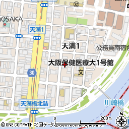 ＣＩＦＩ大阪天満周辺の地図
