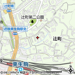 奈良県生駒市辻町639-5周辺の地図