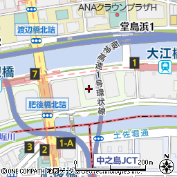 山口放送株式会社　大阪支社周辺の地図