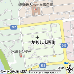 島根県益田市かもしま西町5周辺の地図