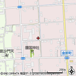 静岡県浜松市中央区金折町141周辺の地図