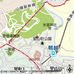 兵庫県神戸市兵庫区里山町1-93周辺の地図
