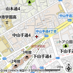 兵庫県教育会館ラッセホール周辺の地図