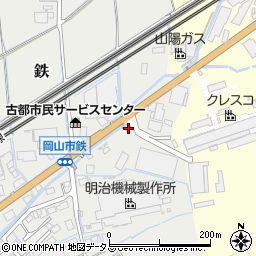 岡山県岡山市東区鉄142周辺の地図