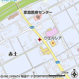 静岡県菊川市赤土1107-3周辺の地図
