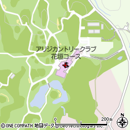 アリジカントリークラブ花垣コース周辺の地図