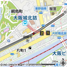 パークマン京橋駐車場周辺の地図