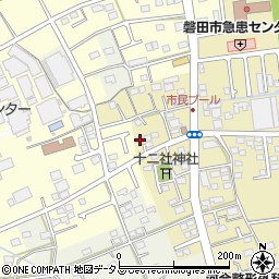 静岡県磐田市上大之郷354周辺の地図