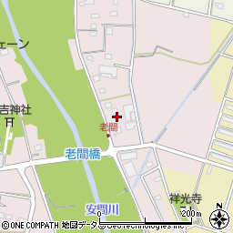 静岡県浜松市中央区金折町1908周辺の地図