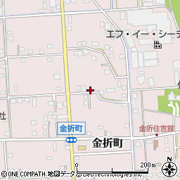 静岡県浜松市中央区金折町631周辺の地図