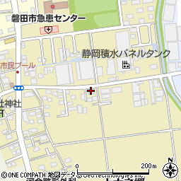 静岡県磐田市上大之郷107周辺の地図