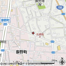 静岡県浜松市中央区本郷町271周辺の地図