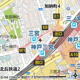 株式会社エステートホーム　三宮店周辺の地図
