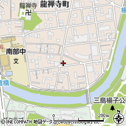 静岡県浜松市中央区龍禅寺町542周辺の地図