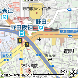 平成医療学園なにわ歯科衛生専門学校周辺の地図