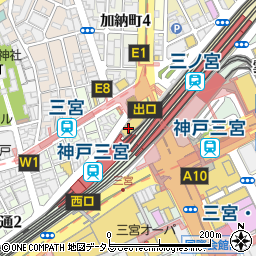 カフェ・レストラン　神戸望海山（のぞみやま）周辺の地図