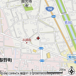 静岡県浜松市中央区本郷町356周辺の地図