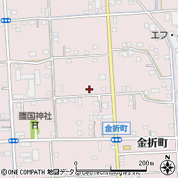 静岡県浜松市中央区金折町448周辺の地図