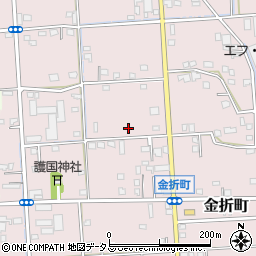 静岡県浜松市中央区金折町450周辺の地図