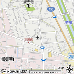 静岡県浜松市中央区本郷町354周辺の地図