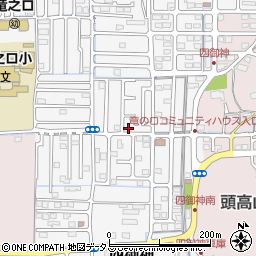 岡山県岡山市中区四御神244周辺の地図
