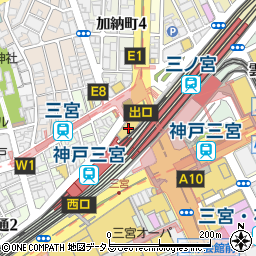 ＳＢＩ新生銀行神戸フィナンシャルセンター ＡＴＭ周辺の地図