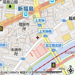 和牛焼肉 泰山 大阪福島店周辺の地図