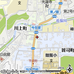 奈良県奈良市今在家町11周辺の地図