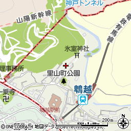 兵庫県神戸市兵庫区里山町1-182周辺の地図