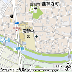 静岡県浜松市中央区龍禅寺町581周辺の地図