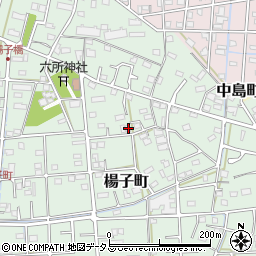 静岡県浜松市中央区楊子町294周辺の地図