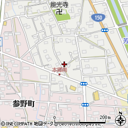 静岡県浜松市中央区本郷町184周辺の地図