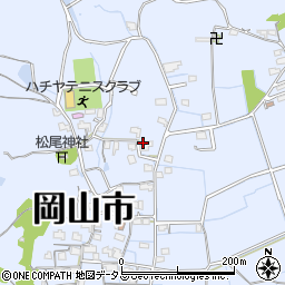 岡山県岡山市北区富原1259-2周辺の地図