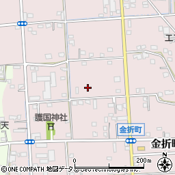 静岡県浜松市中央区金折町454周辺の地図