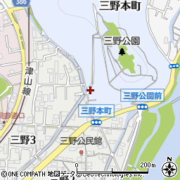 岡山県岡山市北区三野本町周辺の地図