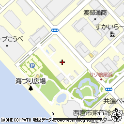 鳴尾浜浄化センター周辺の地図