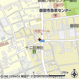 磐田岡田郵便局 ＡＴＭ周辺の地図