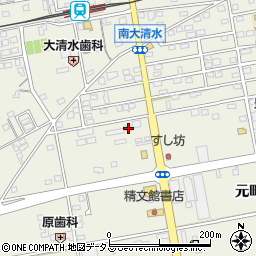 愛知県豊橋市南大清水町元町136周辺の地図