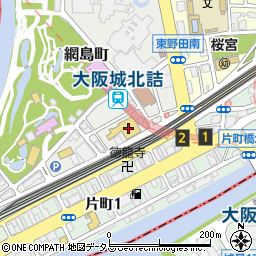 ホームセンターコーナン片町店周辺の地図
