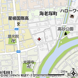 静岡県浜松市中央区浅田町348周辺の地図