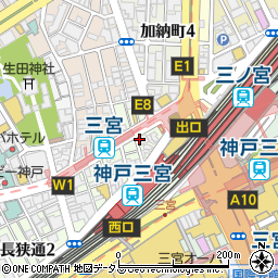 焼鳥屋 鳥貴族 三宮3号店周辺の地図