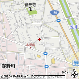 静岡県浜松市中央区本郷町355周辺の地図